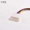 1pcs 4 Pin Molex IDE Male to 4P ATA Female Power Cable to Floppy Drive Adapter Computer PC Floppy Drive Connector Cord PSU. 