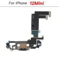 Charging Port Replacement for IPhone 12 Mini Pro Max USB Dock Connector Flex Cable with Microphone Replacement. 