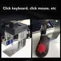 Auto Keyboard Clicker Physical Mouse Clicker Iron Multifunction for PC. 