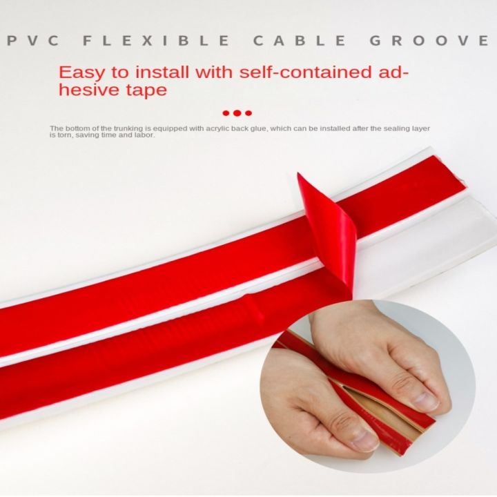 Cable%20Concealer%20Manage%20Anti-extrusion%20Floor%20Cord%20Cover%20Self-Adhesive%20Durable%20Cord%20Protector%20Trapezoid%20Power%20Cable%20Protector%20Home%20Outdoor%20-%20Image%205
