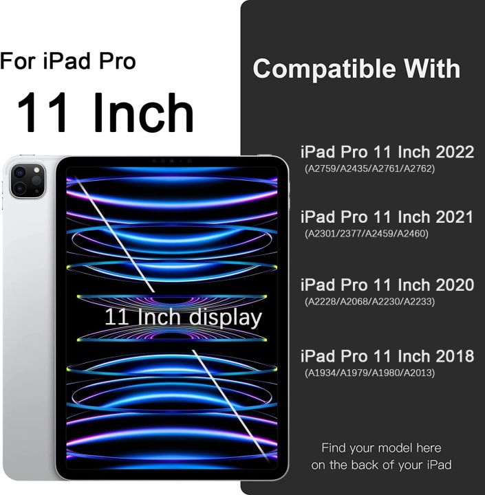 Case%20For%20Apple%20iPad%20Pro%2011%20inch%204th/3rd/2nd/1st%20Generation%202022/2021/2020/2018,%20Slim%20Trifold%20Stand%20Soft%20TPU%20Back%20Cover%20with%20Built-in%20Pencil%20Holder%20%5BAuto%20Sleep/Wake%5D%20Black%20-%20Navy%20Blue%20-%20Image%203