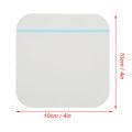 5pcs Hydrocolloid Dressing 4 X 4in Waterproof Self Adhesive Wound Care Patch Pad for Protection. 