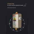 3800W Electric Water Heater Instantaneous Instant Hot Water Heater Shower Flow Water Boiler 220V White EU Plug. 