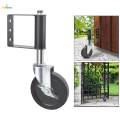 Spring Loaded Wheel - Rubber Gate Wheel Spring Loaded Swivel Caster Heavy Duty 220/250 lbs Load Capacity - 5 in. 