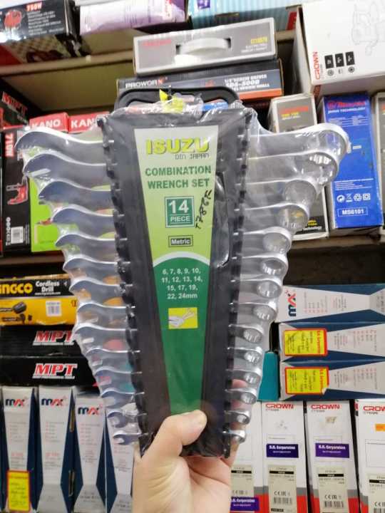 HIGH%20QUALITY%2014Pcs%20Combination%20Spanner%20Set,%20Combination%20Wrench%20Set%20(6,7,8,9,10,11,12,13,14,15,17,19,22,24mm)%20-%20Image%204