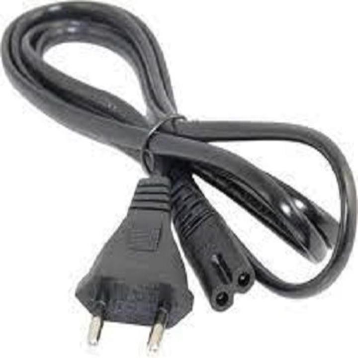 2 Pin AC Power Cord / Power Cable - Black