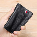 Leather Credit Card Wallet Men and Women Fashion Soft Thin ID Card Holder Portable Walet Slim Small Business Card Holders. 