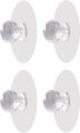 4 Pcs Adhesive Knob Small Crystal Knobs Door Helper. 