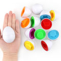 Montessori Eggs Puzzle Toys For Kids Smart Egg Puzzle Sorter Shape Matching Game Toys Baby Learning Educational Toy For Children.