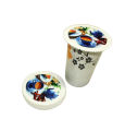 6pes Reuse & Washable Plastic Tea Cup or Water Glass Cover - 1 Set. 