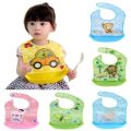 Silicone Baby Bibs Easily Wipe Clean Comfortable Soft Waterproof Bib Keeps Stains Off-1pcs. 