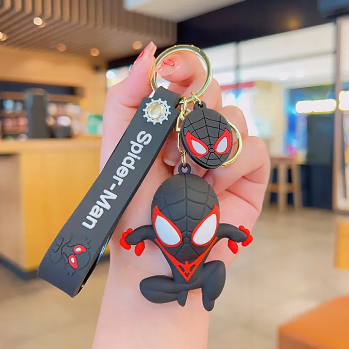 Spider%20Man%20Action%20Figure%20Spiderman%20Keychain%20Anime%20Accessories%20Spider-man%20Keyring%20Doll%20Backpack%20Pendant%20Men%20Car%20Key%20Ring%20Kid%20Toys%20-%20Image%204