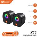 KISONLI X11 RGB USB 2.0 MINI PORTABLE SPEAKER. 