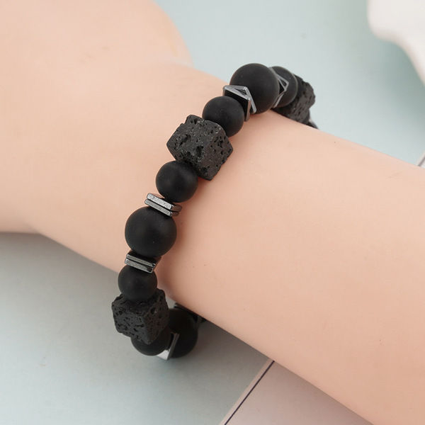 Lava%20Stone%20Bracelets%20for%20Men%20Matte%20Black%20Beaded%20Bracelet%20With%20Adjustable%20Designs%20For%20Boys%20-%20Image%202