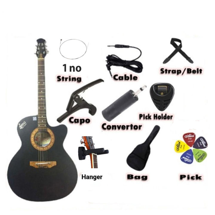 Signature 265 Loud Series Acoustic Best Guitar with Electric Output+ ...