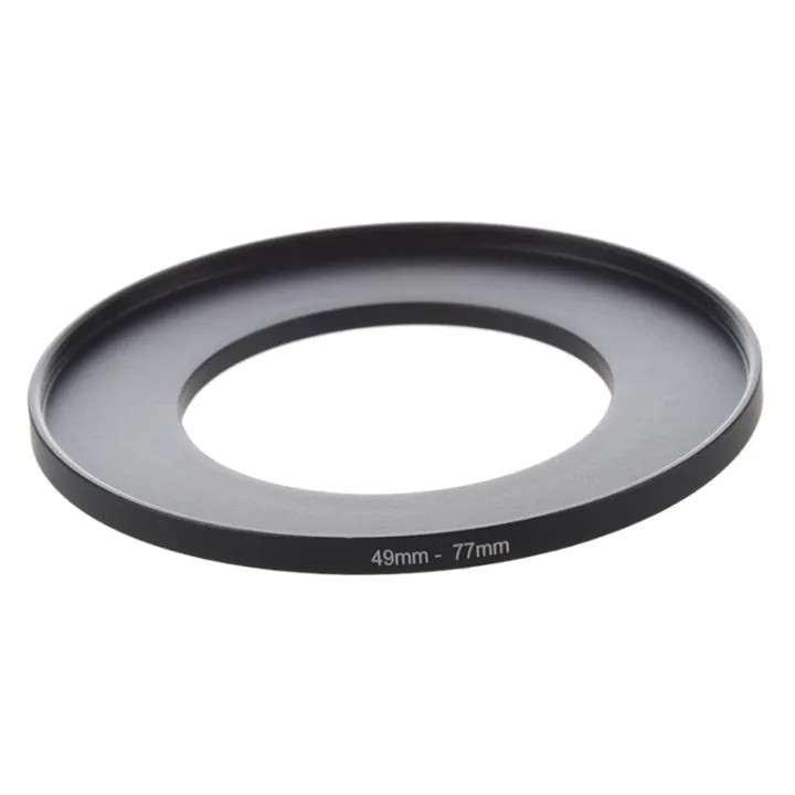 2Pcs%20Camera%20Lens%20Filter%20Step%20Up%20Ring%20Adapter%20Black%20-%2049Mm-77Mm%20&%2052Mm-77Mm%20-%20Image%206