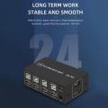 Multifunction 4K USB KVM Switch Box 4 Ports 4K HDMI- USB KVM Switch Box Support PC Printer Wireless Keyboard Mouse Switcher-Style 2. 