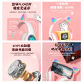 STN28 cat ear luminous Bluetooth headset head-mounted cute wireless live broadcast girl children's headset.