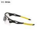 OQ BOGA 12 Styles Unisex Fashion Explosion-proof Cycling Sunglasses Men Women Outdoor Driving Night Vision Reflective Half Rim Anti-glare Sun Glasses UV400. 