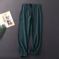 Ladies Fashionable pant Cotton Crepe 100% New Pajamas Pant for Women Casual Spring Autumn Home Wear Trousers Large Size Night Ladies Pajamas Pants.