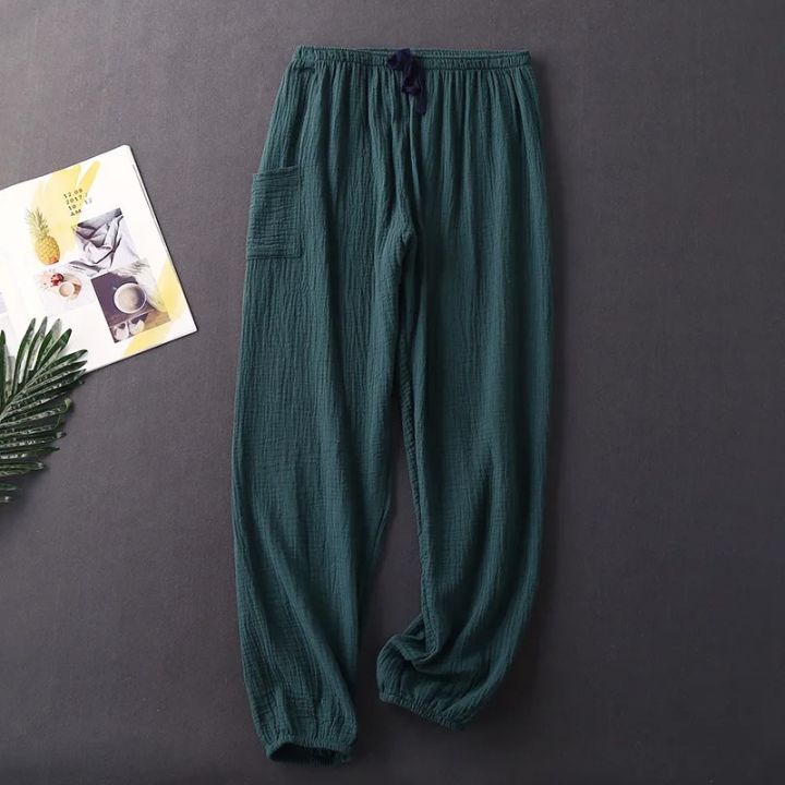 Ladies%20%20Fashionable%20%20pant%20Cotton%20Crepe%20100%25%20New%20Pajamas%20Pant%20for%20Women%20Casual%20Spring%20Autumn%20Home%20Wear%20Trousers%20Large%20Size%20Night%20Ladies%20Pajamas%20Pants%20-%20Image%204