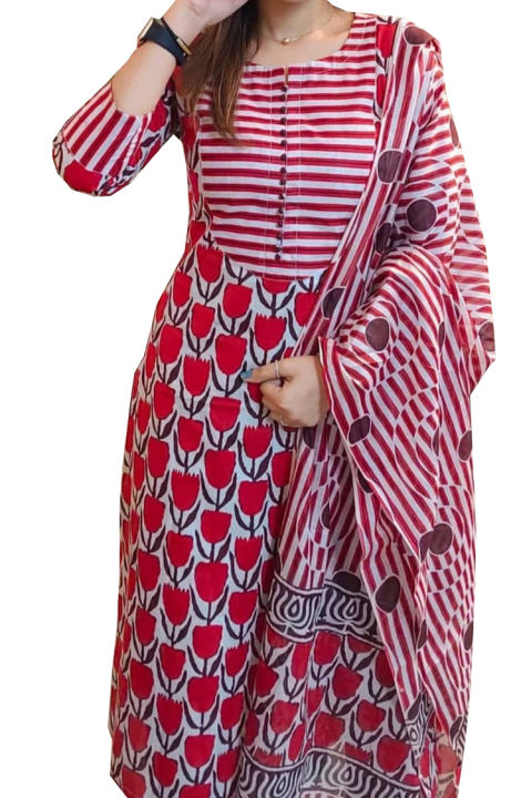 Unstitched%20Skin%20Print%20Cotton%20Three%20Piece%20For%20Woman%20-%20Image%203
