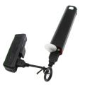 Super Bright Usb Rechargeable Cob Led Comet Tail Light For Bicycle - Enhanced Visibility And Safety. 