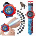 24 Images Dinosaur Projection Watch Boy Kids Cartoon Watch Toy Birthday Gifts. 