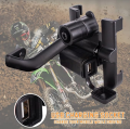 Bike Mobile Holder with Charger Waterproof CNC Bike Mount Holder for Navigation 360 Degree Rotating Handlebar Metal Body Cradle Stand (CNC Metal Holder with USB Charger).