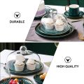 2X Cake Stand Cake Plate Server with Dome Dessert Cake Cover Butter. 