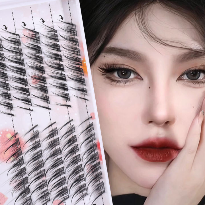 Individual%20Fox%20Eye%20Effect%20Fluffy%20False%20Eyelashes%20Reusable%20Natural%20Thick%20Long%20Single%20Cluster%20Lash%20Extension%20Eyes%20Makeup%20-%20Image%204