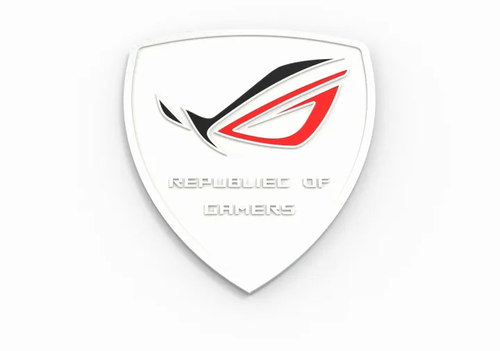 Asus%20ROG%20gamer%20metal%20logo%20belief%20sticker%20for%20phone%20computer%20case%20black/white%20-%20Image%208