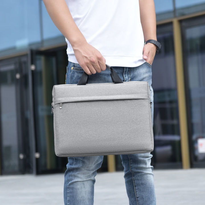 Simple%20and%20Lightweight%20Handbag15.6Inch/14/17One-Shoulder%20Office%20Business%20Notebook%20Shock-Resistant%20Bag%20-%20Image%203