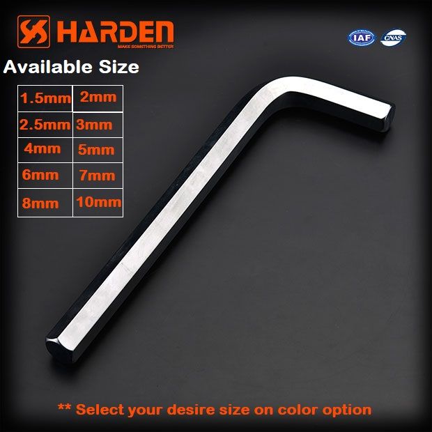 1pcs Allen Wrench L Shaped Silver Black Hex Hexagon Key Allen wrench 0.9mm 1.27mm 1.5mm 2mm 2.5mm 3mm 4mm 5mm 6mm 8mm - 1420