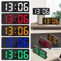 Bedside Table Nightlight Backlight Number Clock LED Digital Alarm Clock Electronic Clock Large Number. 
