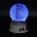 Globe snow LED musical Lovers Shape Lamp Light Music Box Nightlight Office Ornament Home Decor.