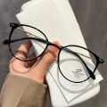 Trendy Office Glasses Women Computer Goggles Eyeglasses Metal Alloy with high quality ABS Frame.