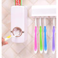 Automatic Toothpaste Dispenser And Brush Holder Set.