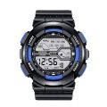Honhx fashion Men Square Electronic watch casual sports digital watches waterproof shockproof luminous wristwatch.