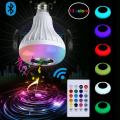 Smart Led Remote Control Bluetooth Speaker Music Bulb - AC 220V.