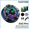 Plextone EX2 PRO HeatSink Cooling Turbo Fan Mobile Phone Radiator RGB lights.