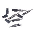 5pcs Auto Car Radio AM/FM Antenna Adapter Male Plug Connector Black. 