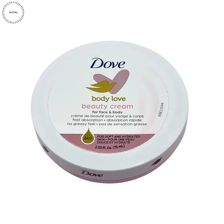 Dove Body Love Beauty Cream For Face & Body - 75ml(Indian)