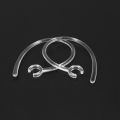 10X Universal Small Clamp Bluetooth Ear Hook Loop Clip Replacement Clear.