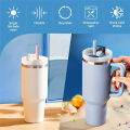 6PCS Reusable Silicone Straws with Cleaning Brush Food Grade Drinking Straw for Tumbler 20oz/30oz/40oz Water Bottle Accessories.