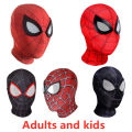 Halloween Iron Spider Mask Superhero Remy Miles 3D Mask Movie Character Photo Dress Up Cosplay Costume Accessories Adult Kids. 