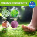 10 Packets/bag Detox Foot Patch With(10pcs Pads+10pcs Adhesives)Slimming Sticker Health Care Bamboo Vinegar Wormwood Foot Plaster.
