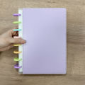 2pcs A5 Leather Cover for Disc Ring Binding Notebooks Planner Mushroom Hole Planner Binder Notebook Covers Office Accessories.