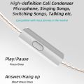 GK G1 Wired Earphones HIFI Bass In-Ear 3.5mm Headphone Cable Dynamic Drive Headset Sport Gamer Noise Cancelling Earbuds With Mic. 
