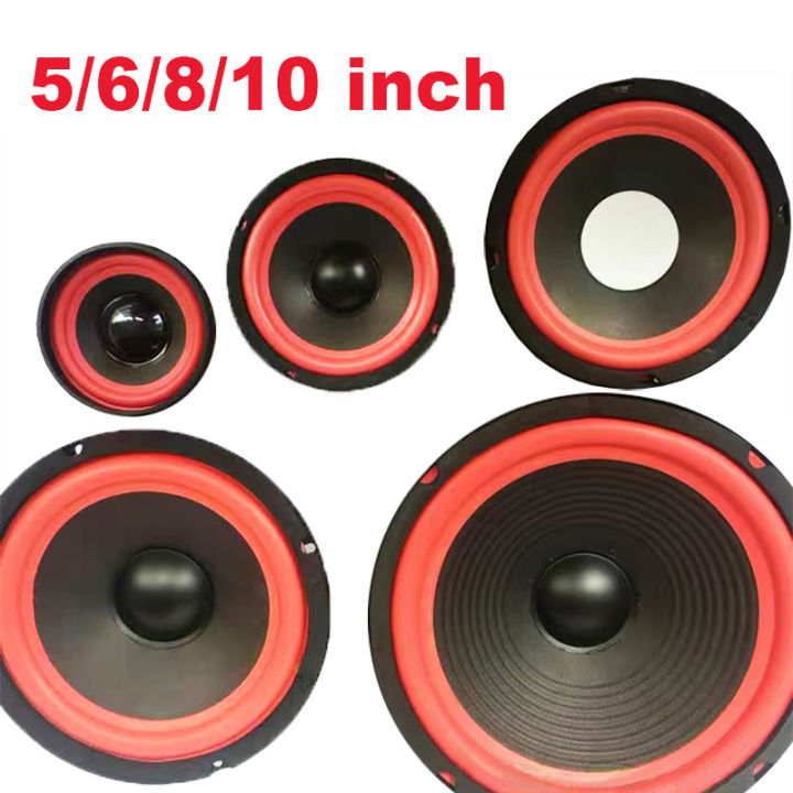 Full Range HiFi Speaker 4Ohm 5/6/8/10 Inch 25W 30W 50W 60W Subwoofer Stereo Audio Woofer Power Loudspeaker Car Home theater